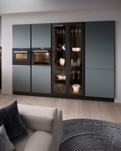 Evo | Cucina Korinna nube opaco cemento fumo