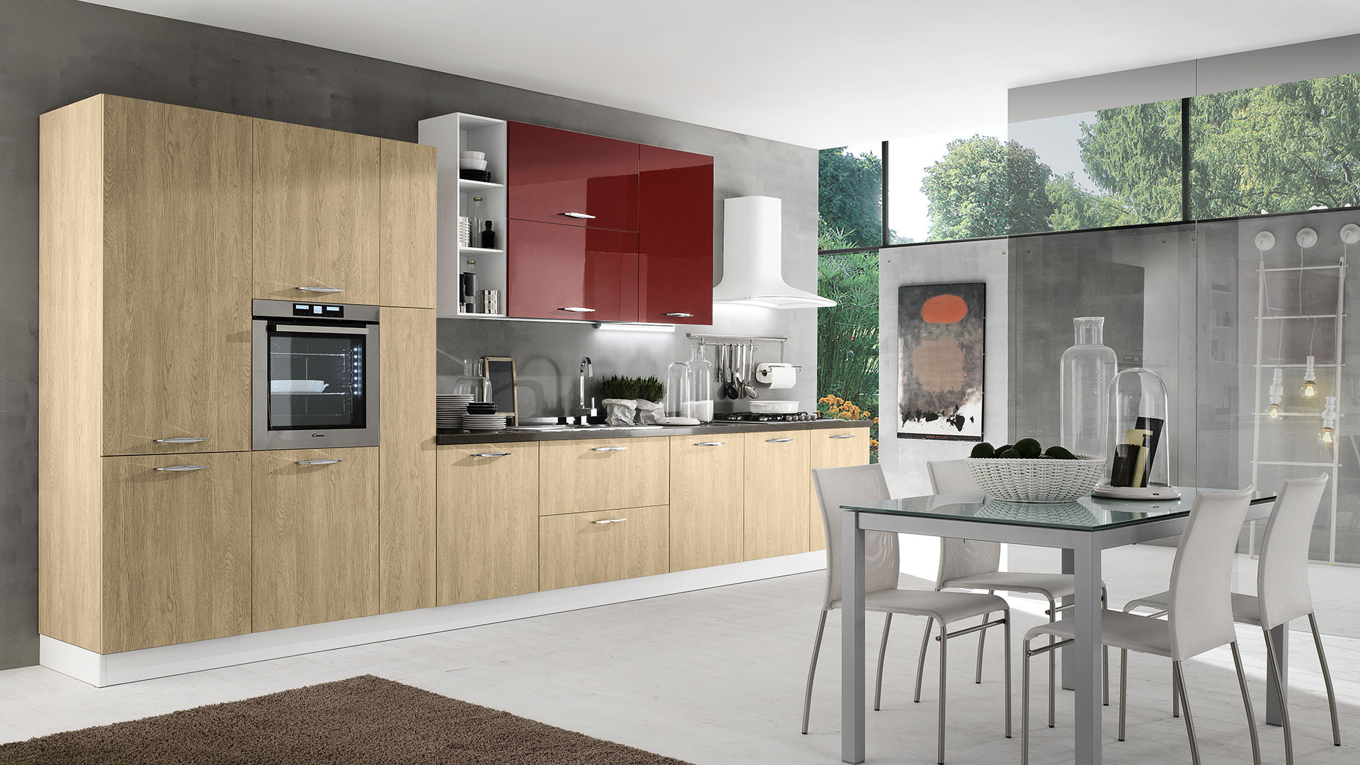 cucine moderne color tortora