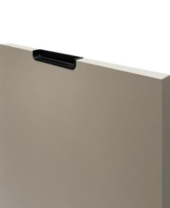 Maniglia incassata (vista retro anta)